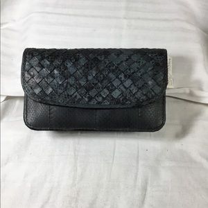 Hand made snakeskin small clutch purse-NWT